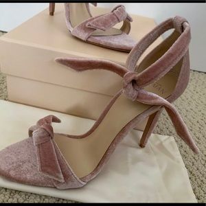 Alexandre Birman Clarita Velvet Knot NIB size 39